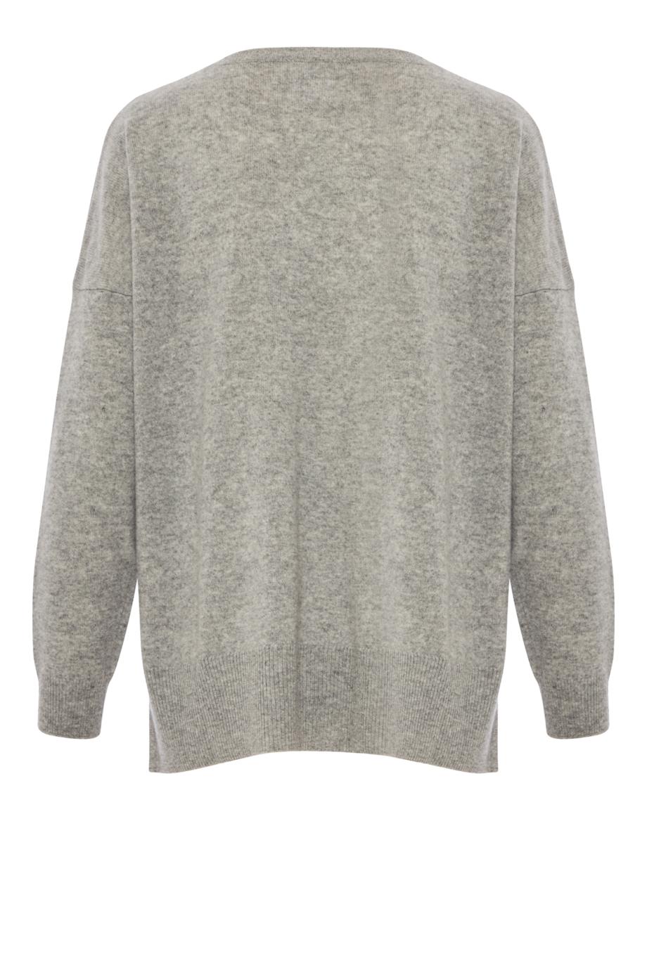 Life on Mars embroidered cashmere sweater in pink 