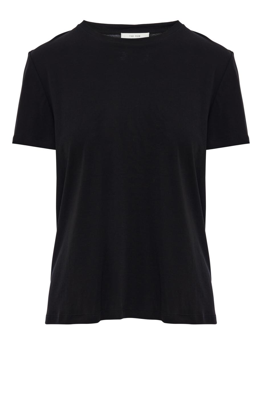 Wesler cotton T-shirt in black