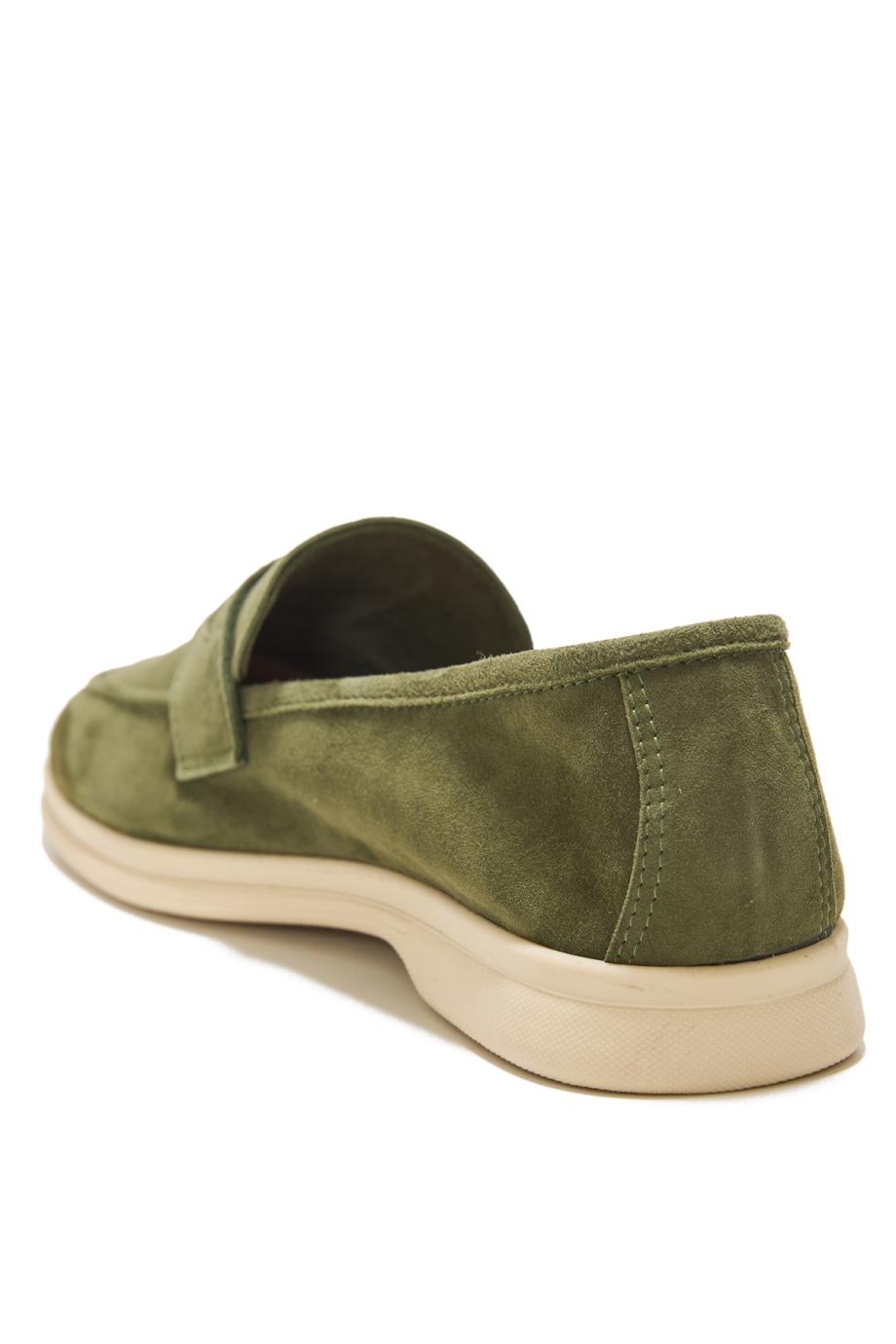 Essential Goma suede loafers in khaki