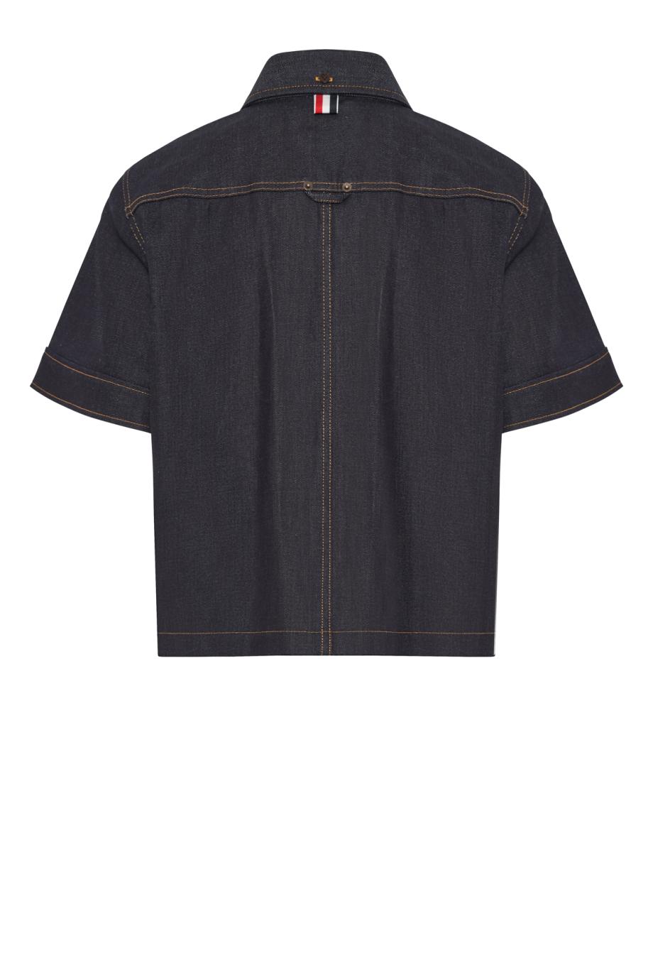 Denim top in navy