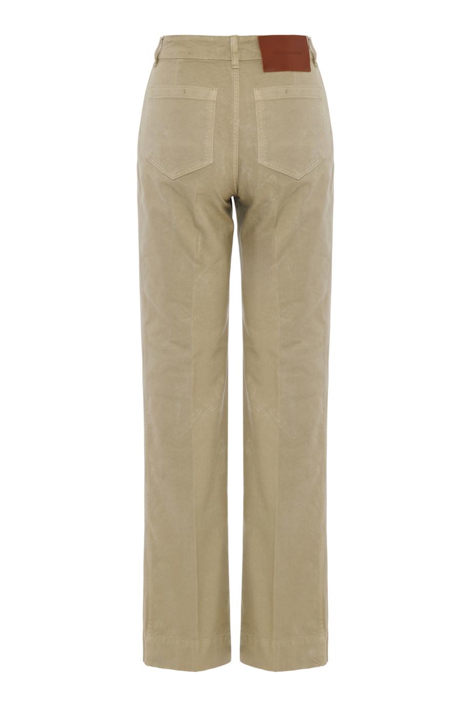 Alina cotton jeans in stone