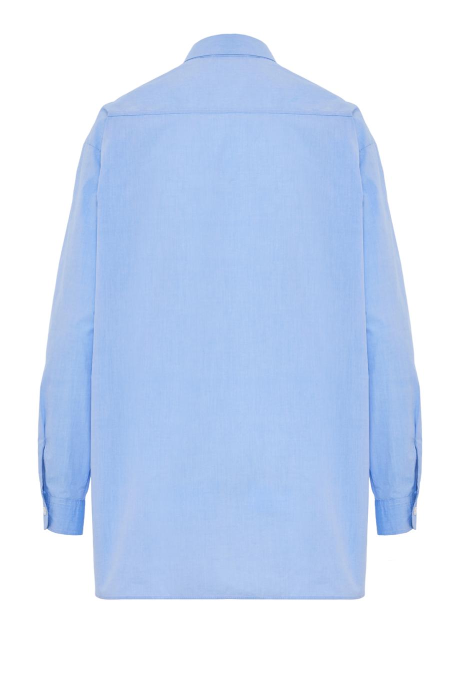 Cotton-poplin shirt in sky