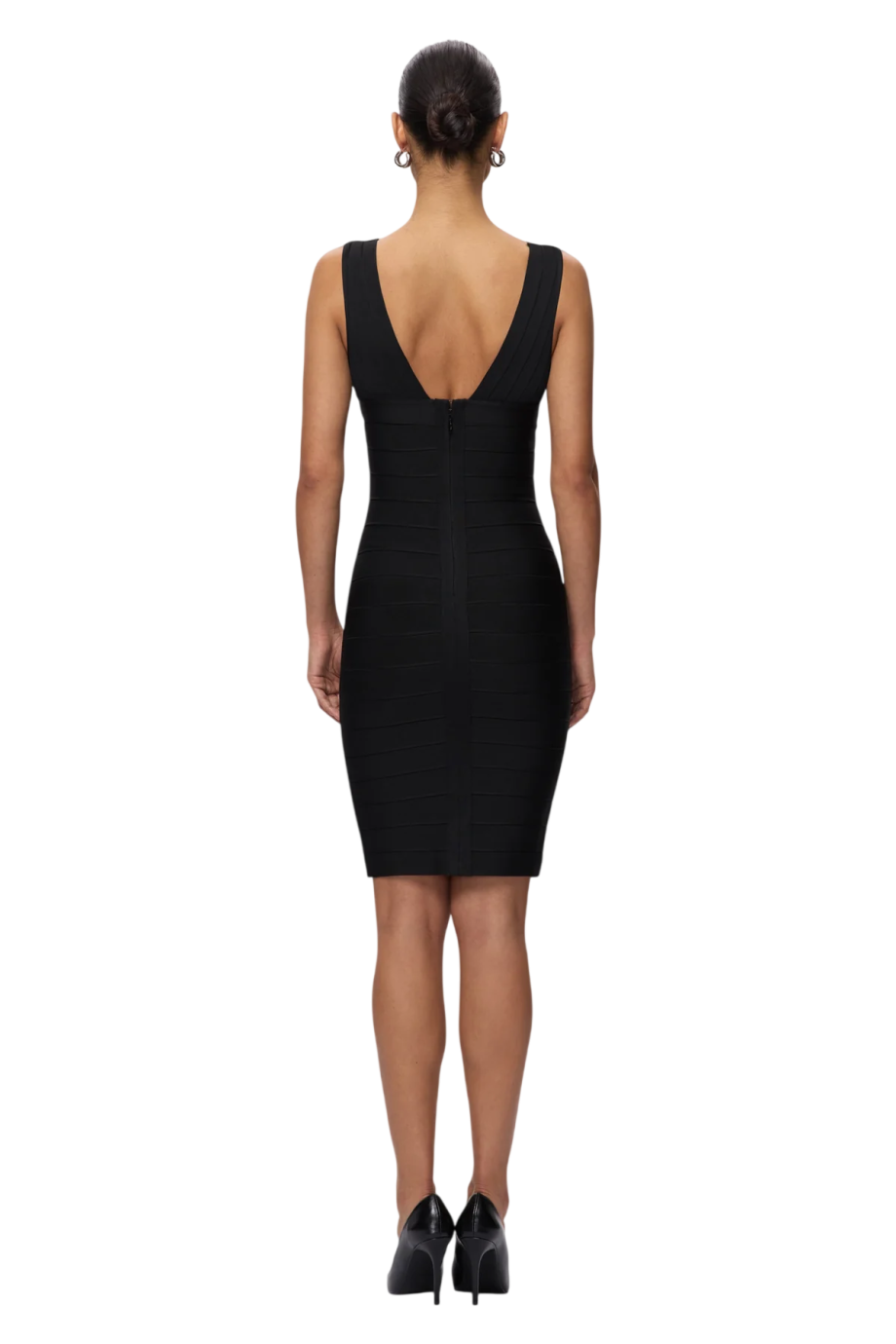 The Backstage bandage mini dress in black