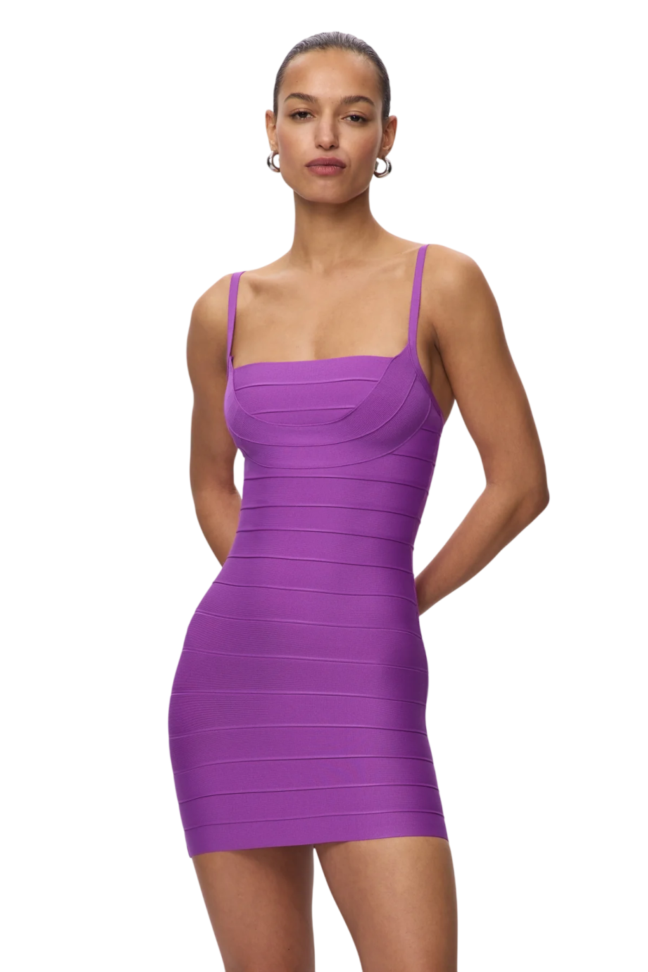 The Dance Floor bandage mini dress in pancy