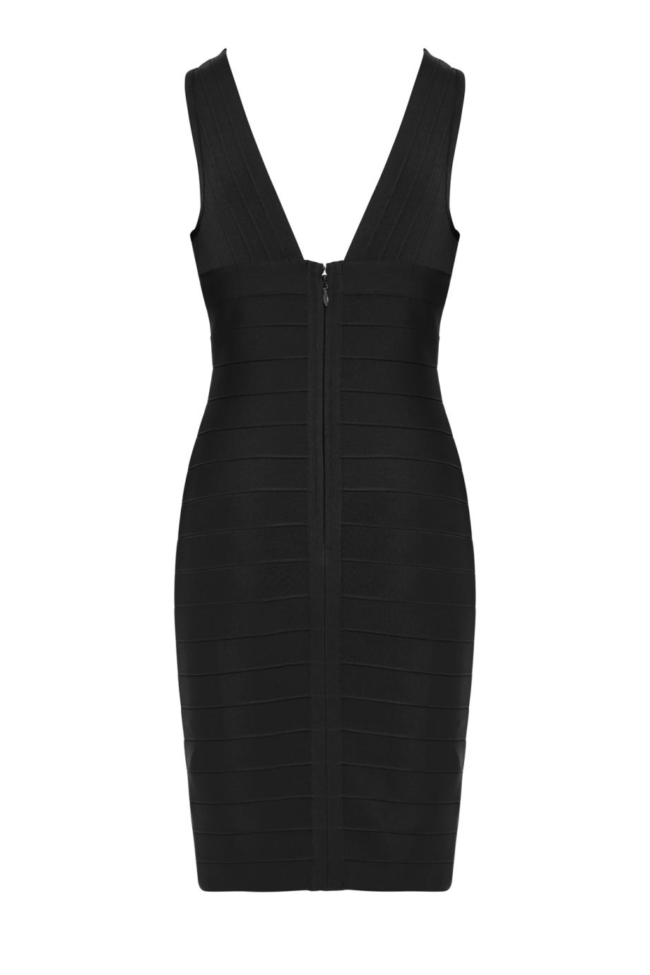 The Backstage bandage mini dress in black