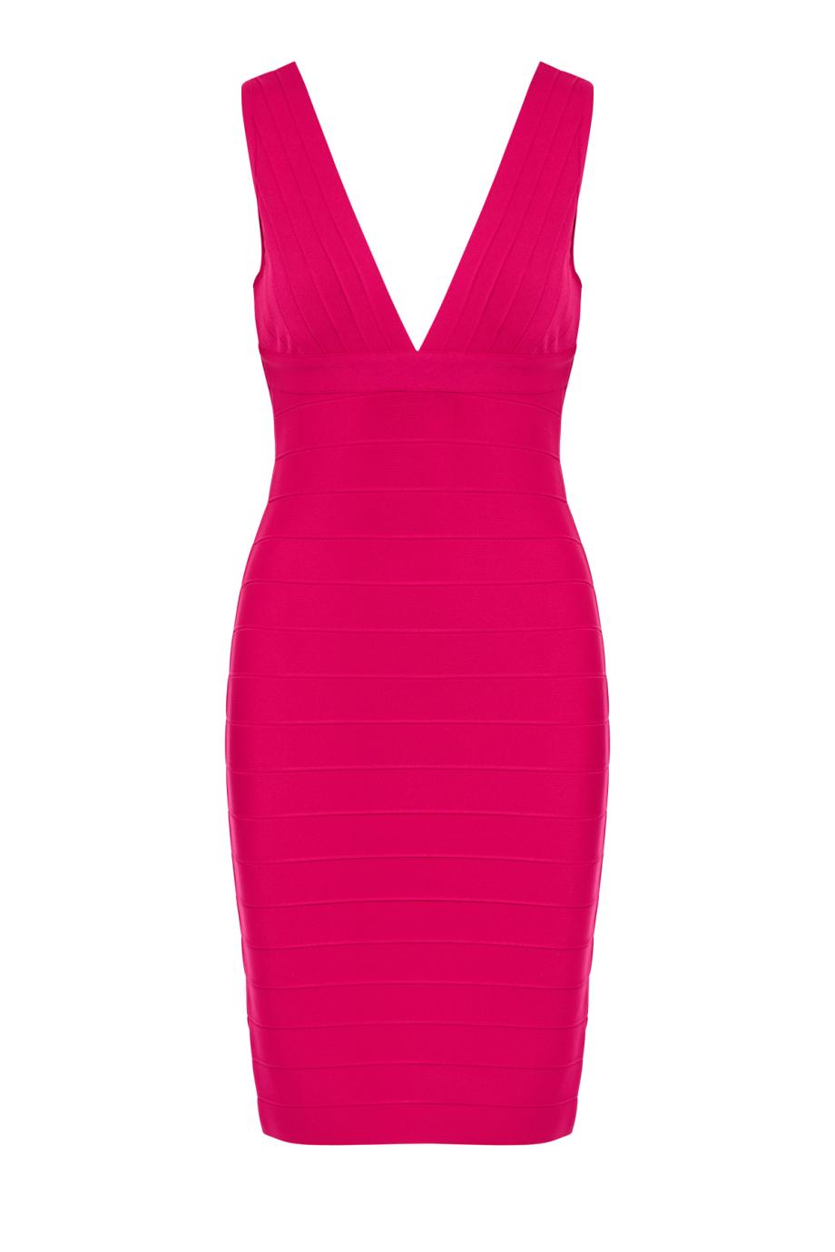 The Backstage bandage mini dress in punch