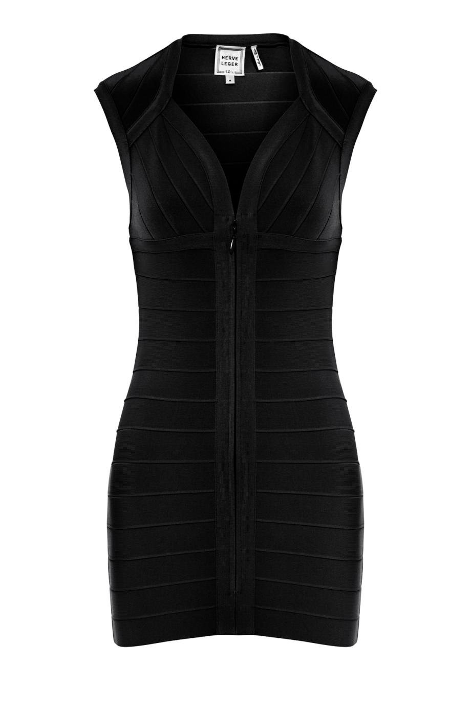 The Red Carpet bandage mini dress in black