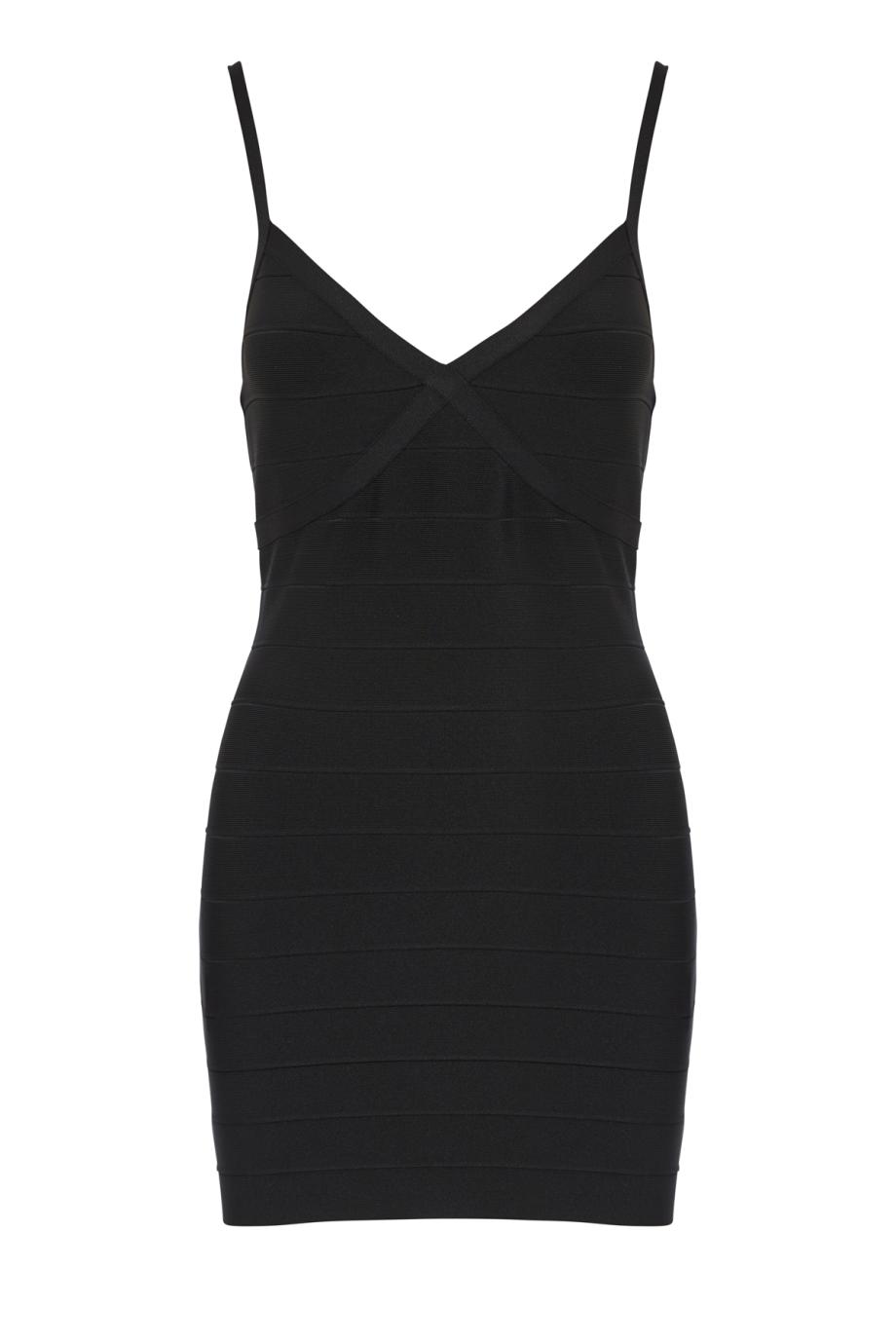 The Afterparty bandage mini dress in black