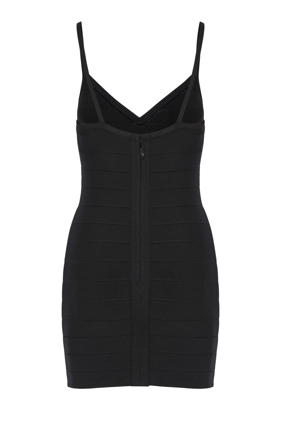 The Afterparty bandage mini dress in black