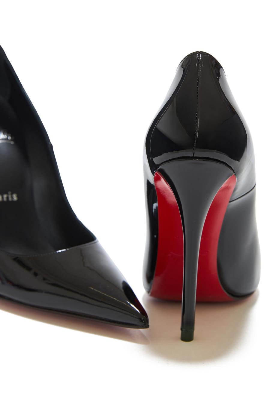 Miss Z 120 patent-leather pumps in black