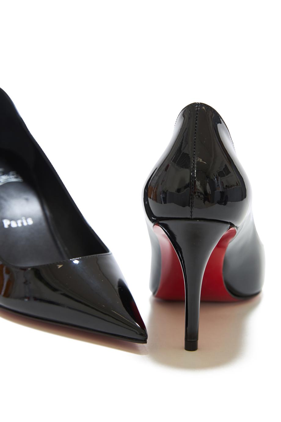 Miss Z 80 patent-leather pumps in black
