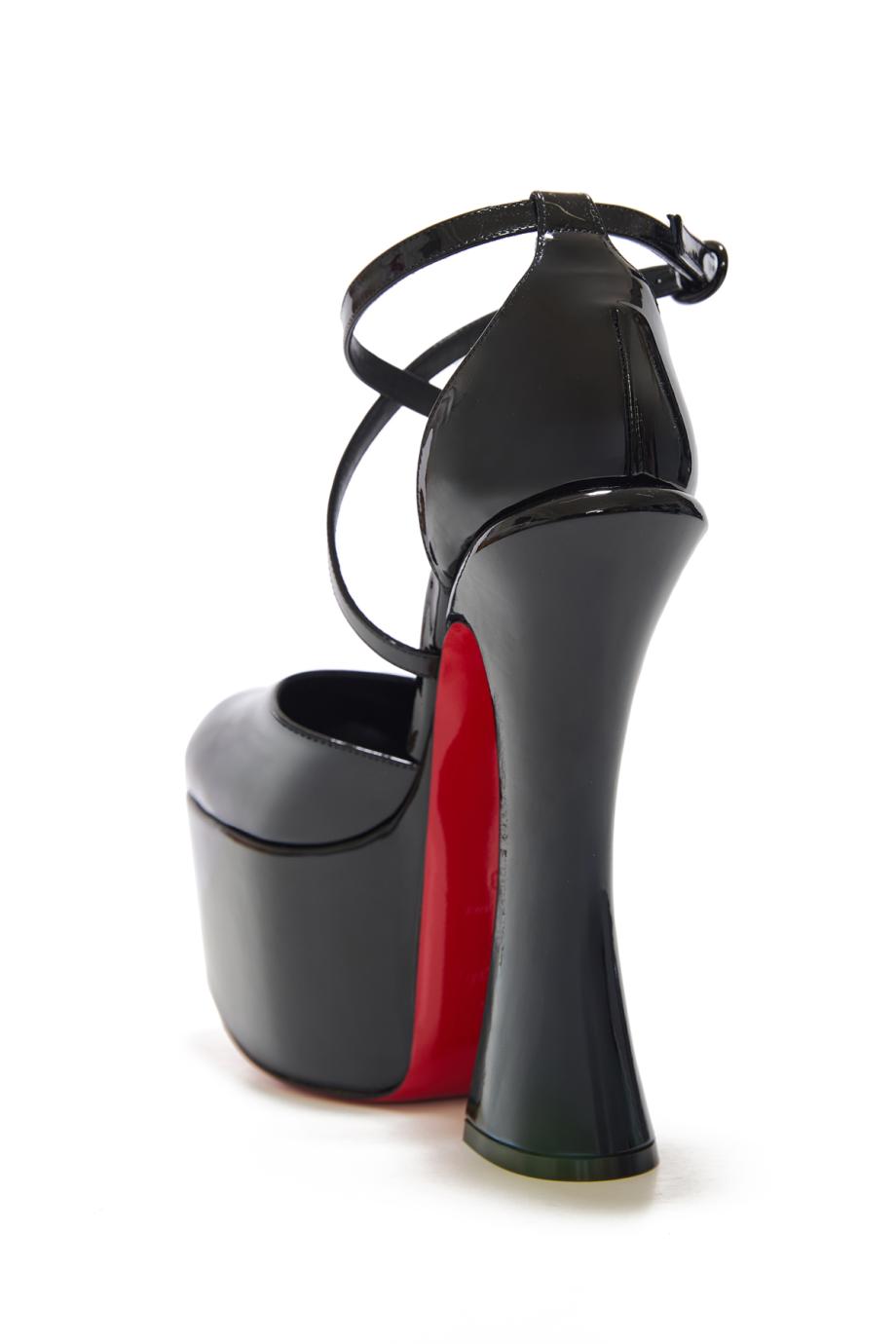 Aquadorcet 160 patent-leather pumps in black