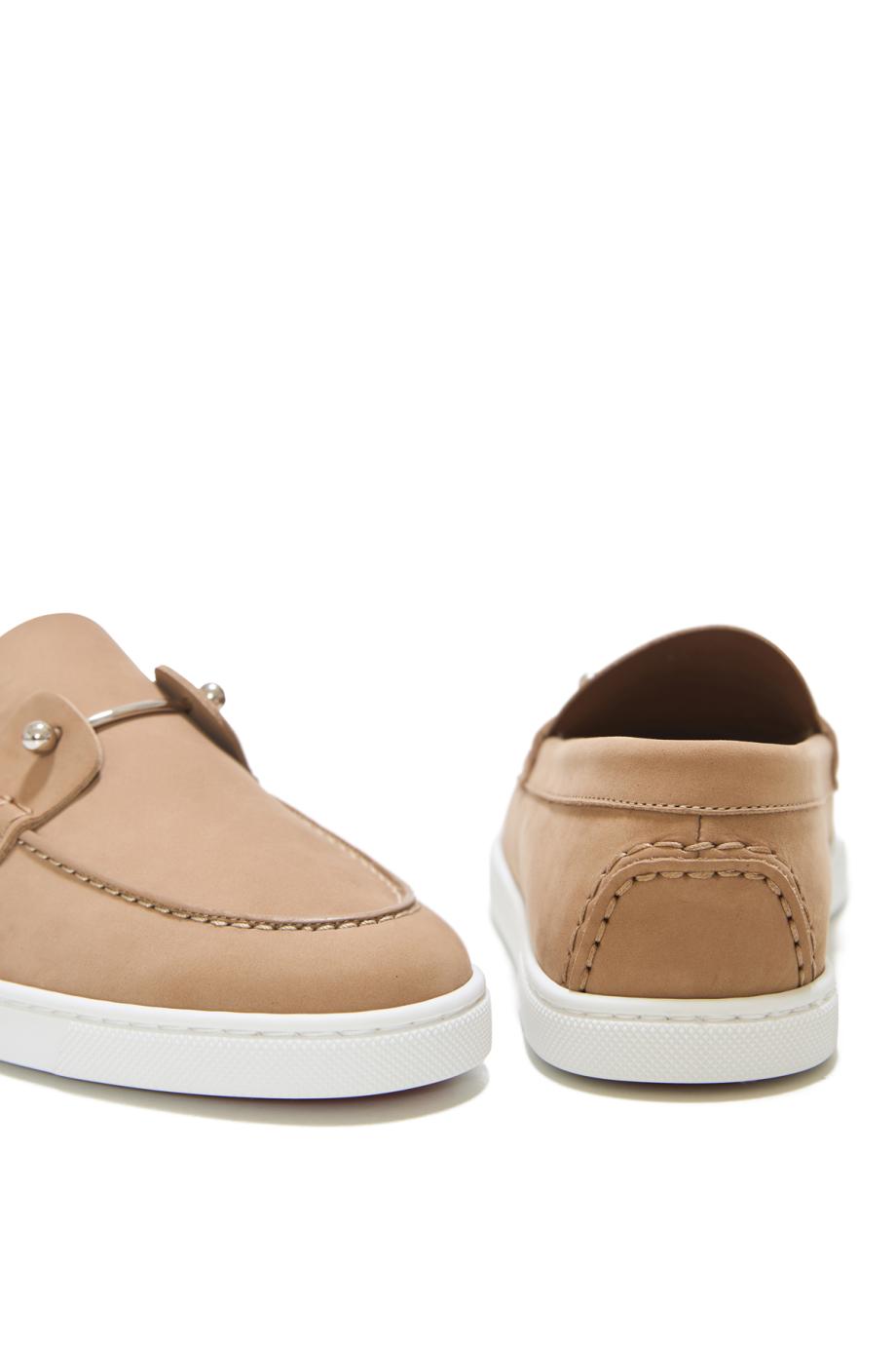 Chambeliboat suede loafers in lionne