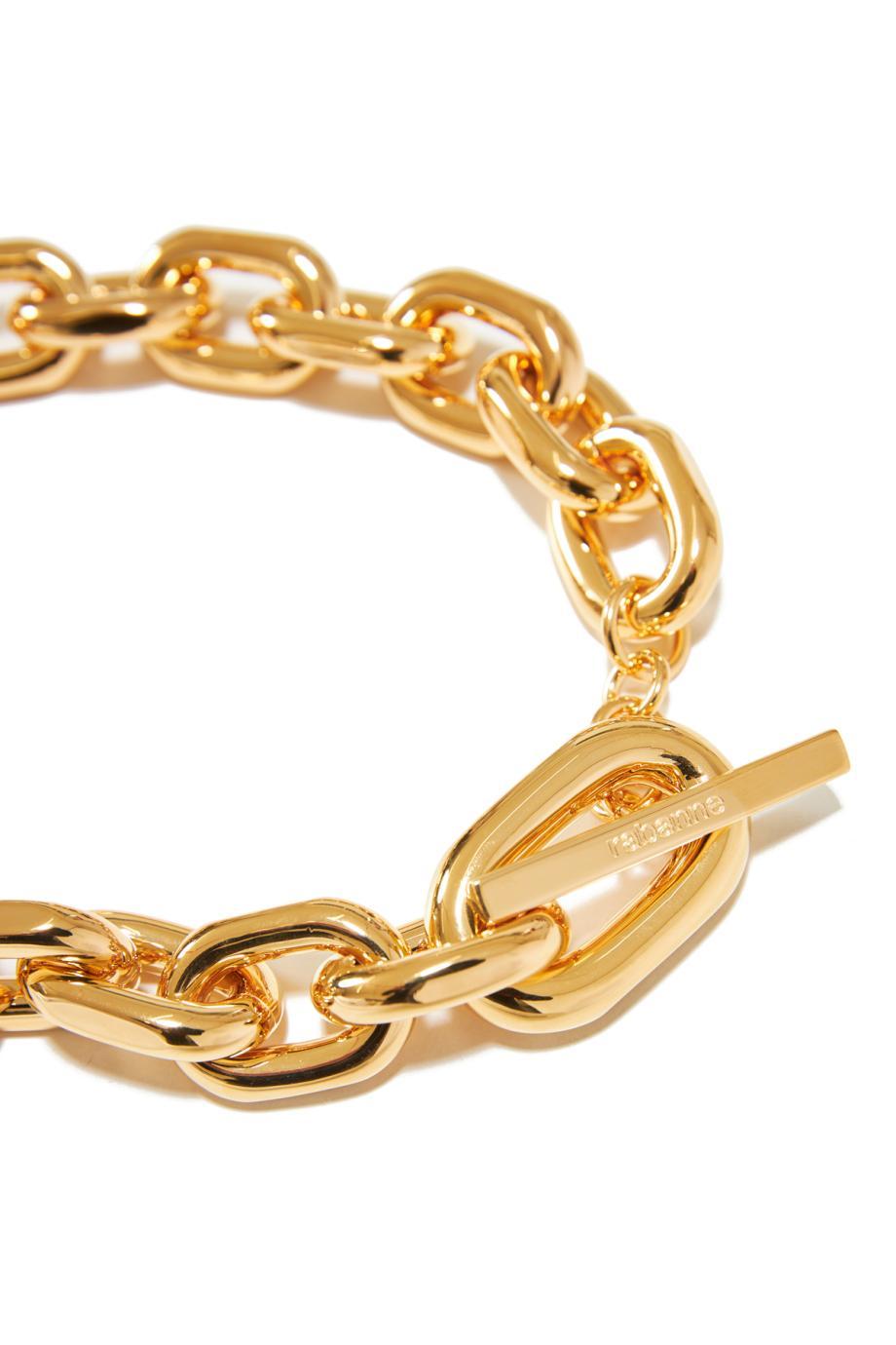 XL Link gold-tone necklace in gold