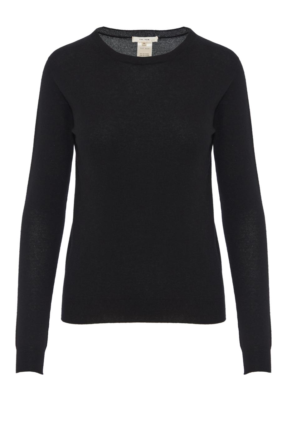 Jazor goat cashmere sweater in black