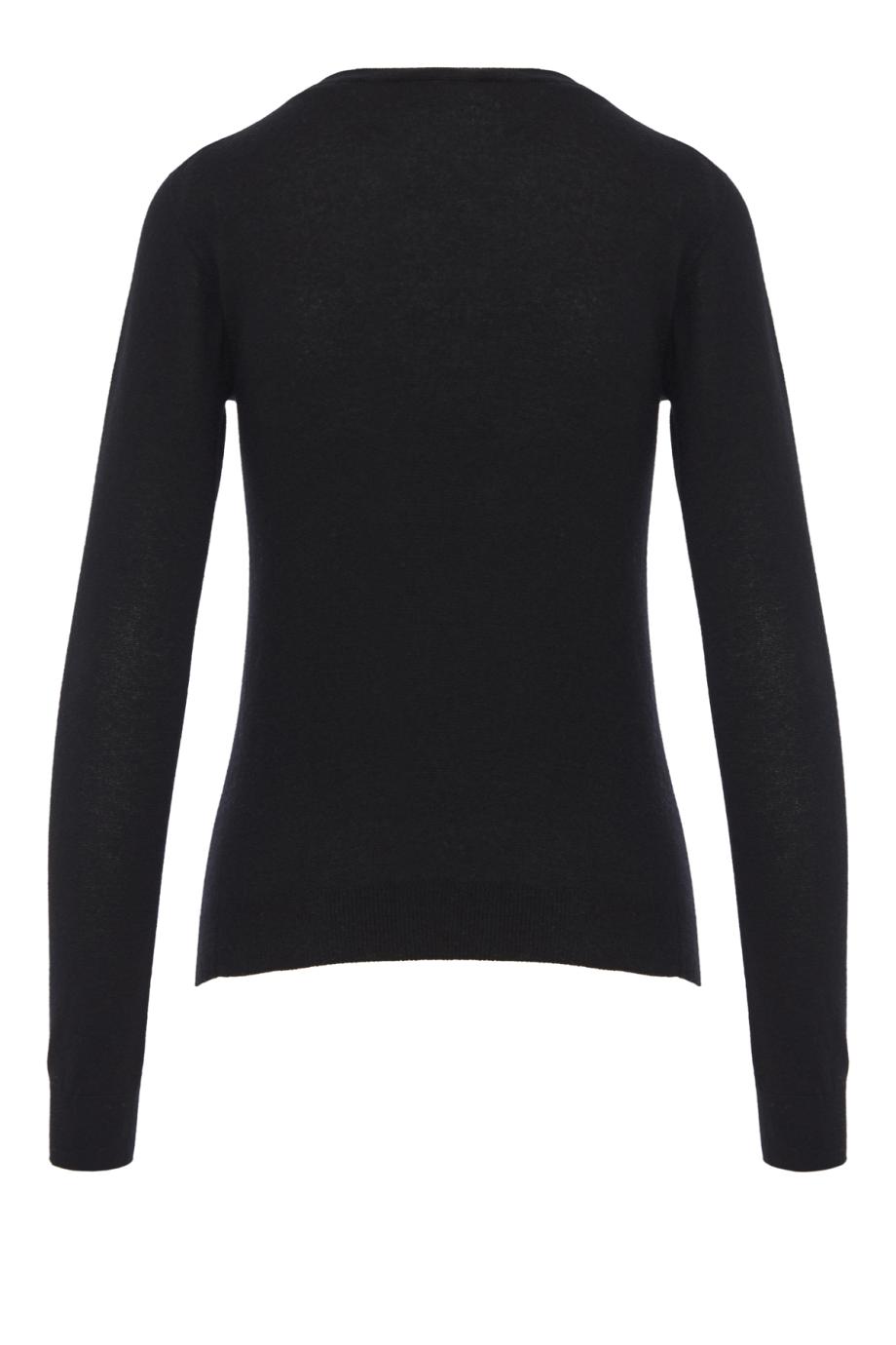 Jazor goat cashmere sweater in black