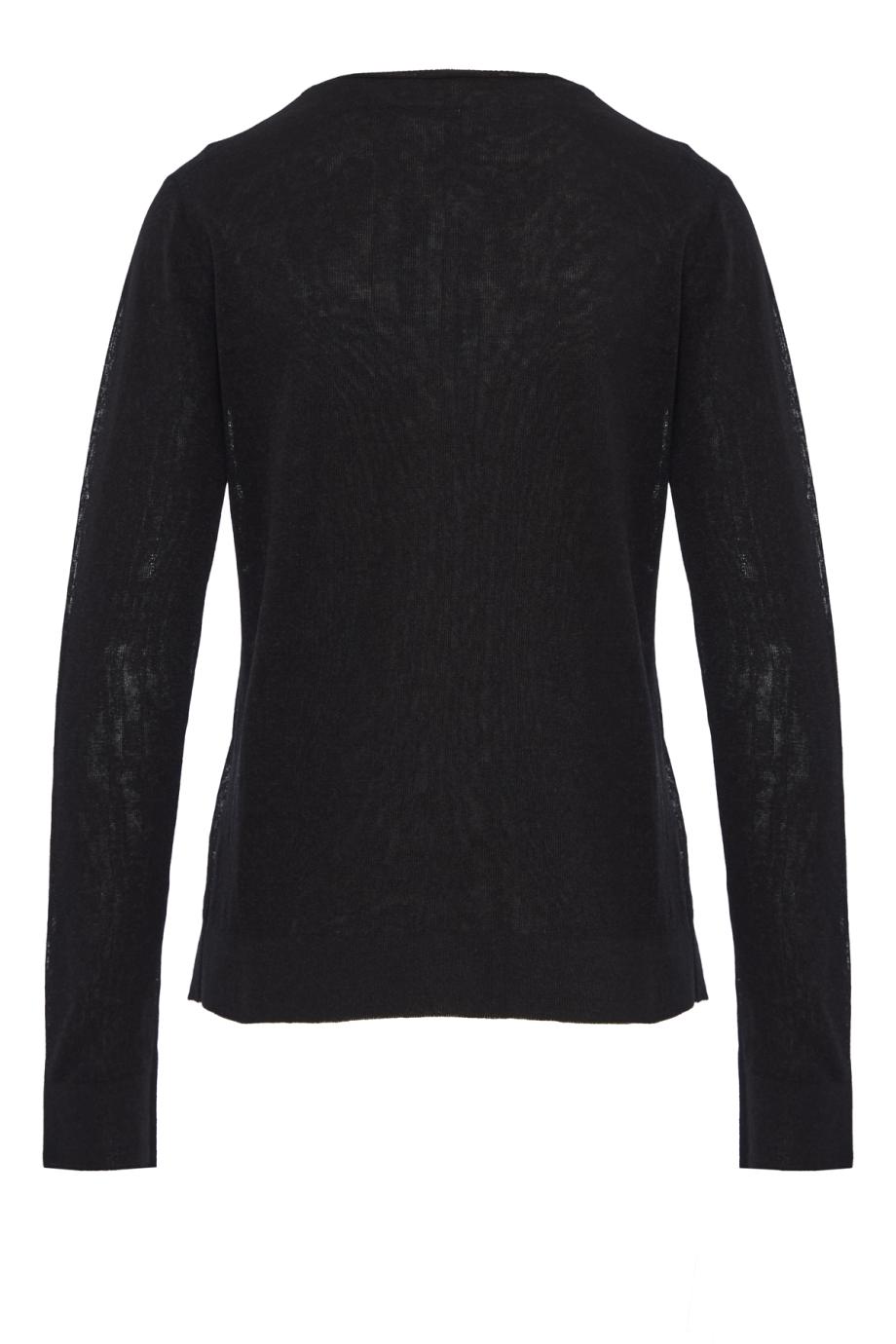 Jheel linen-blend cardigan in black 