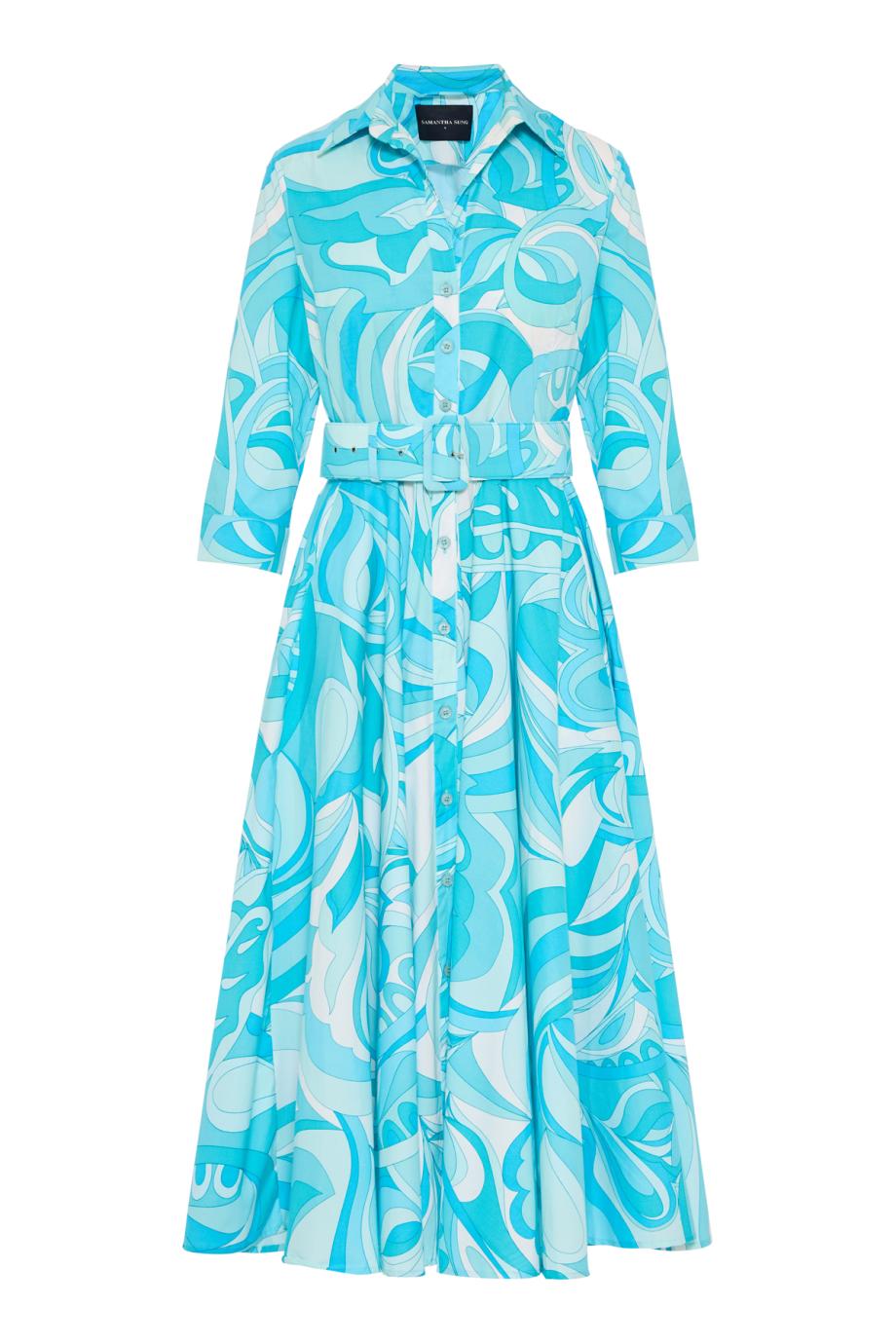 Aster midi Shirt Dress