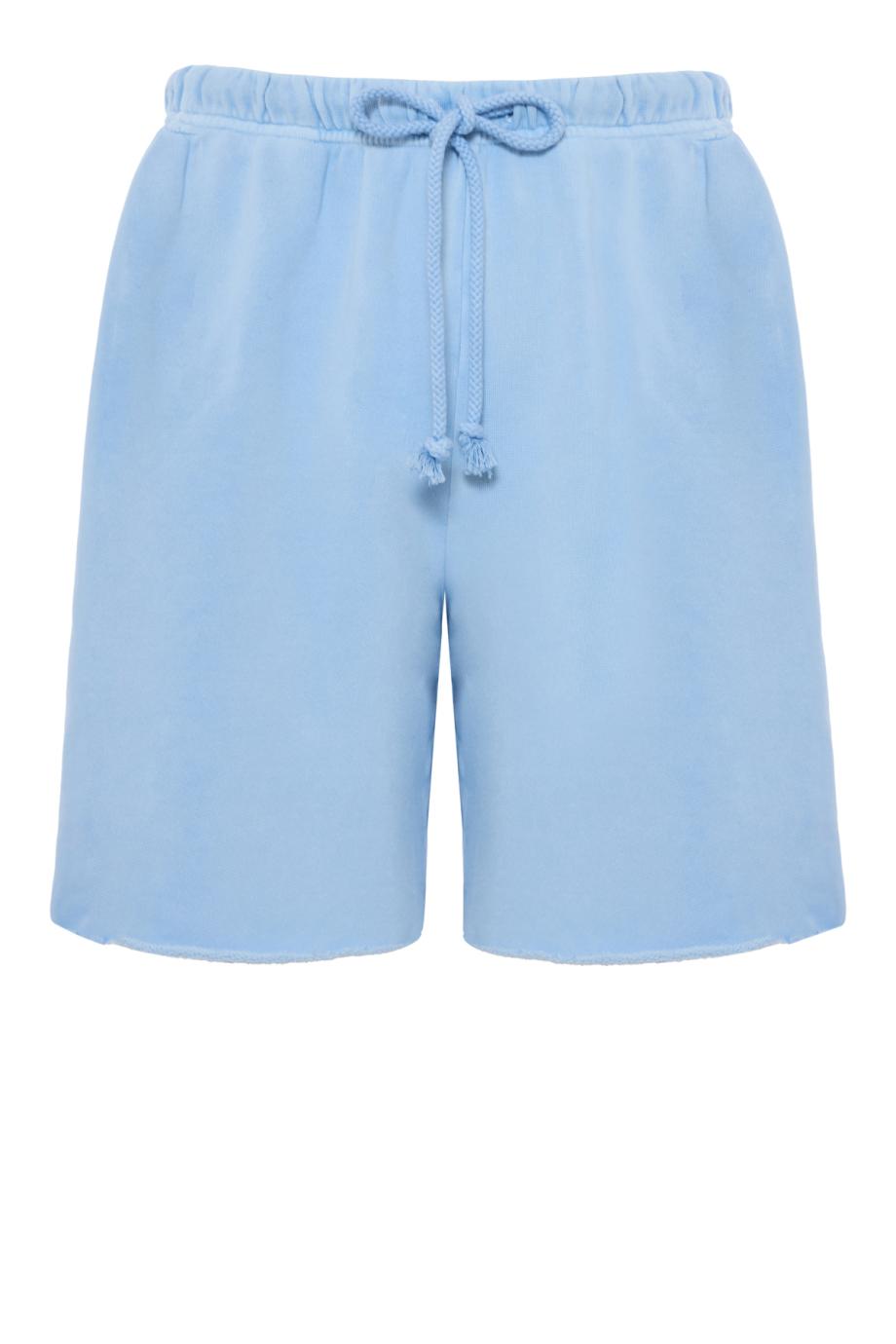 Rocoo cotton shorts in sea salt blue 