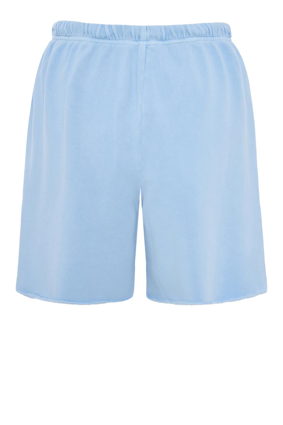 Rocoo cotton shorts in sea salt blue 