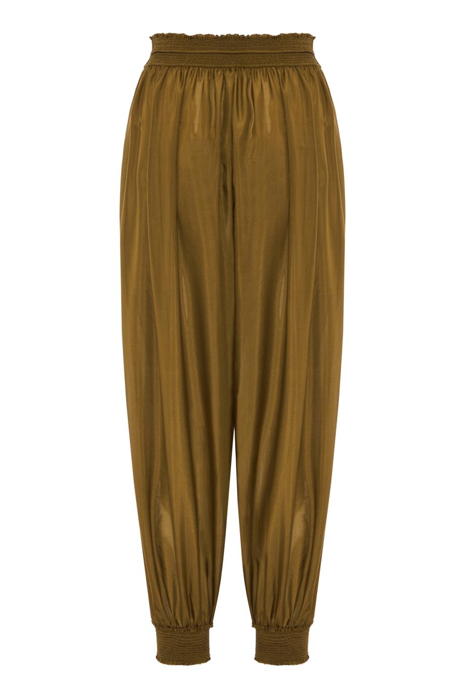 Mahon printed harem pants in olive