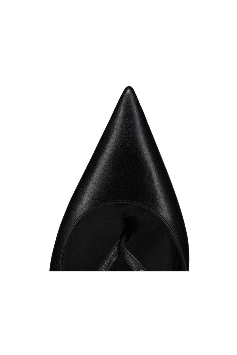 Twistissimo 60 leather pumps in black