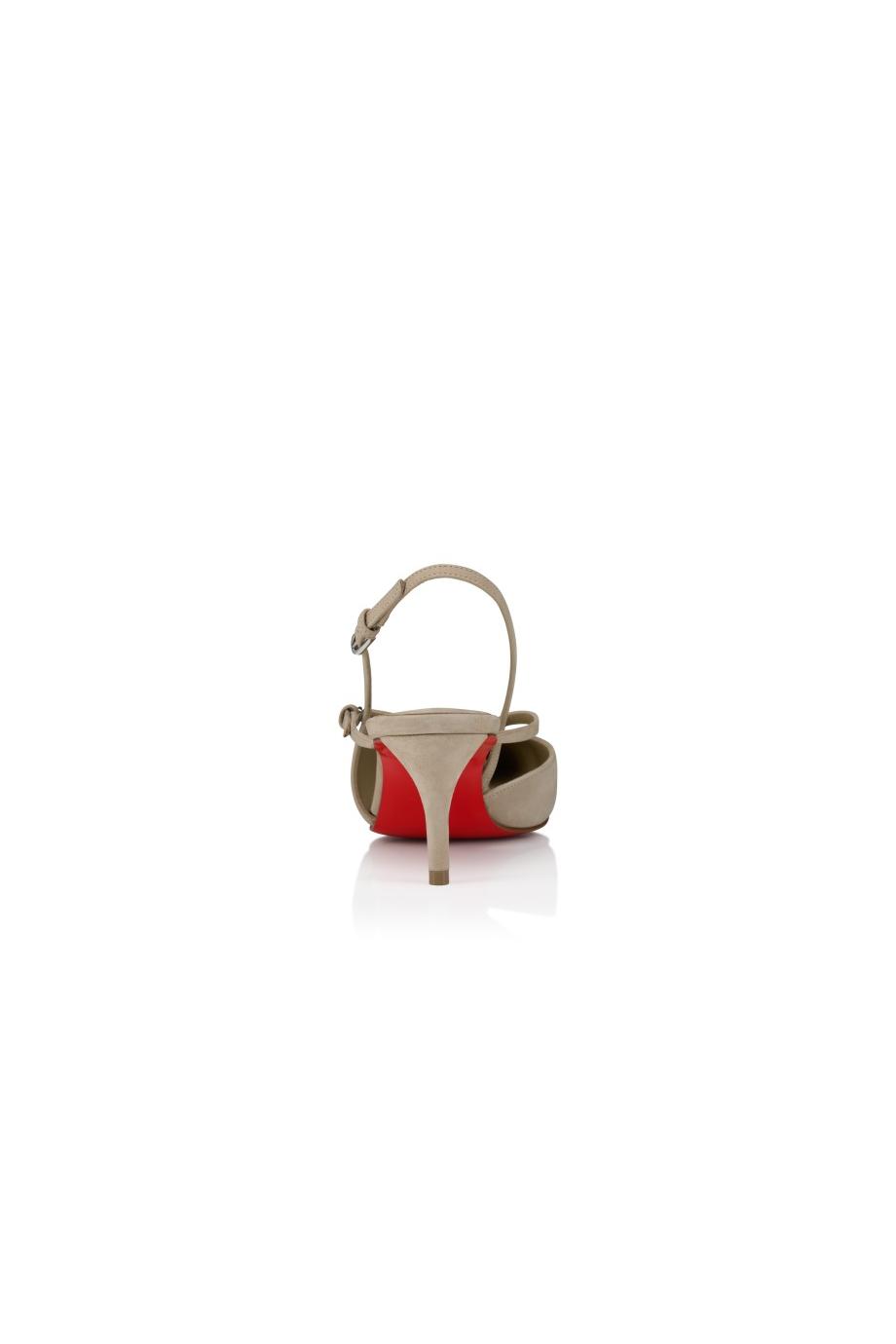 Twistissimo 60 suede pumps in saharienne