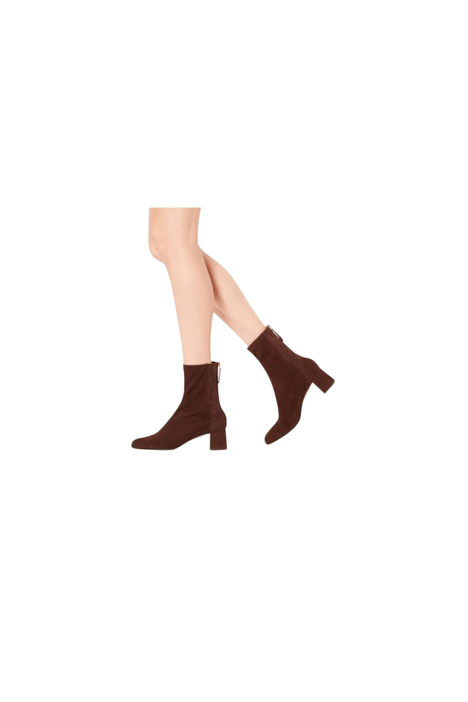 Saint Honoré 50 suede ankle boots in espresso