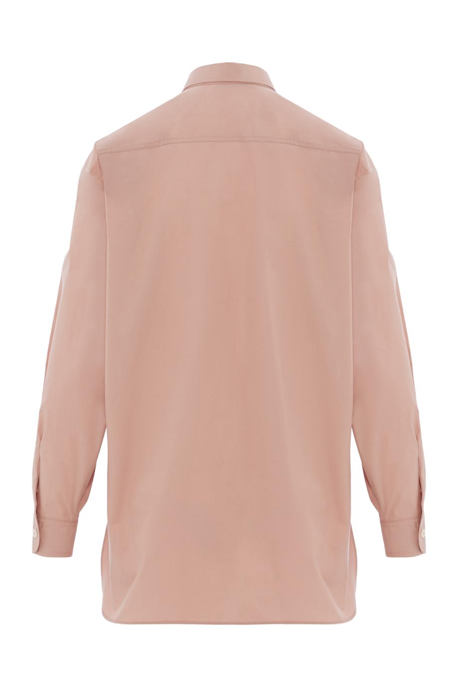 Cotton-poplin shirt in piggy