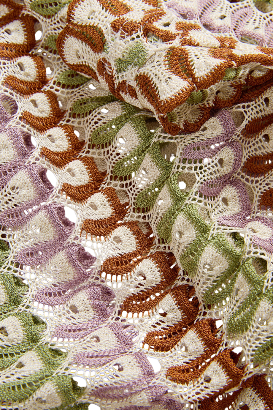 Rhett crochet tank top in deep ochre
