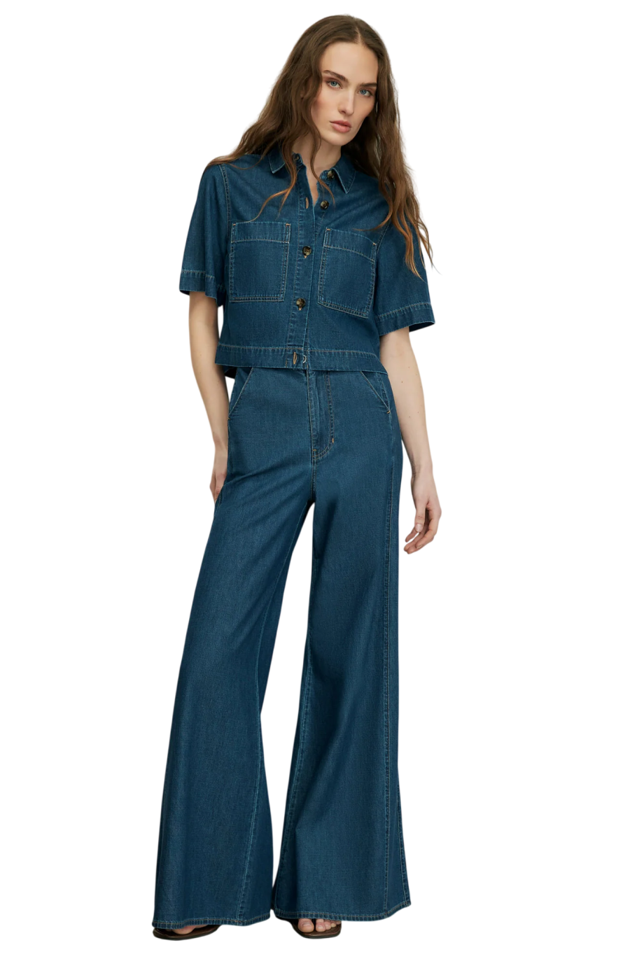 Digby wide-leg jeans in starry night