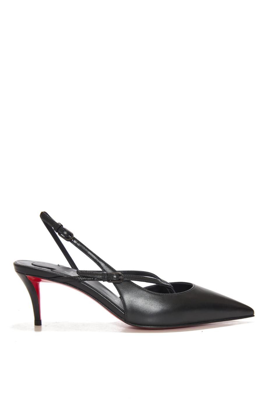 Twistissimo 60 leather pumps in black