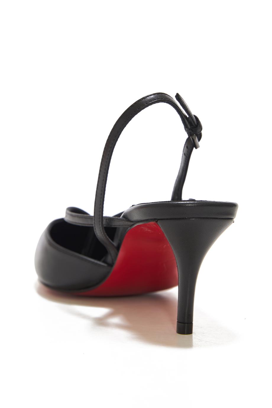 Twistissimo 60 leather pumps in black