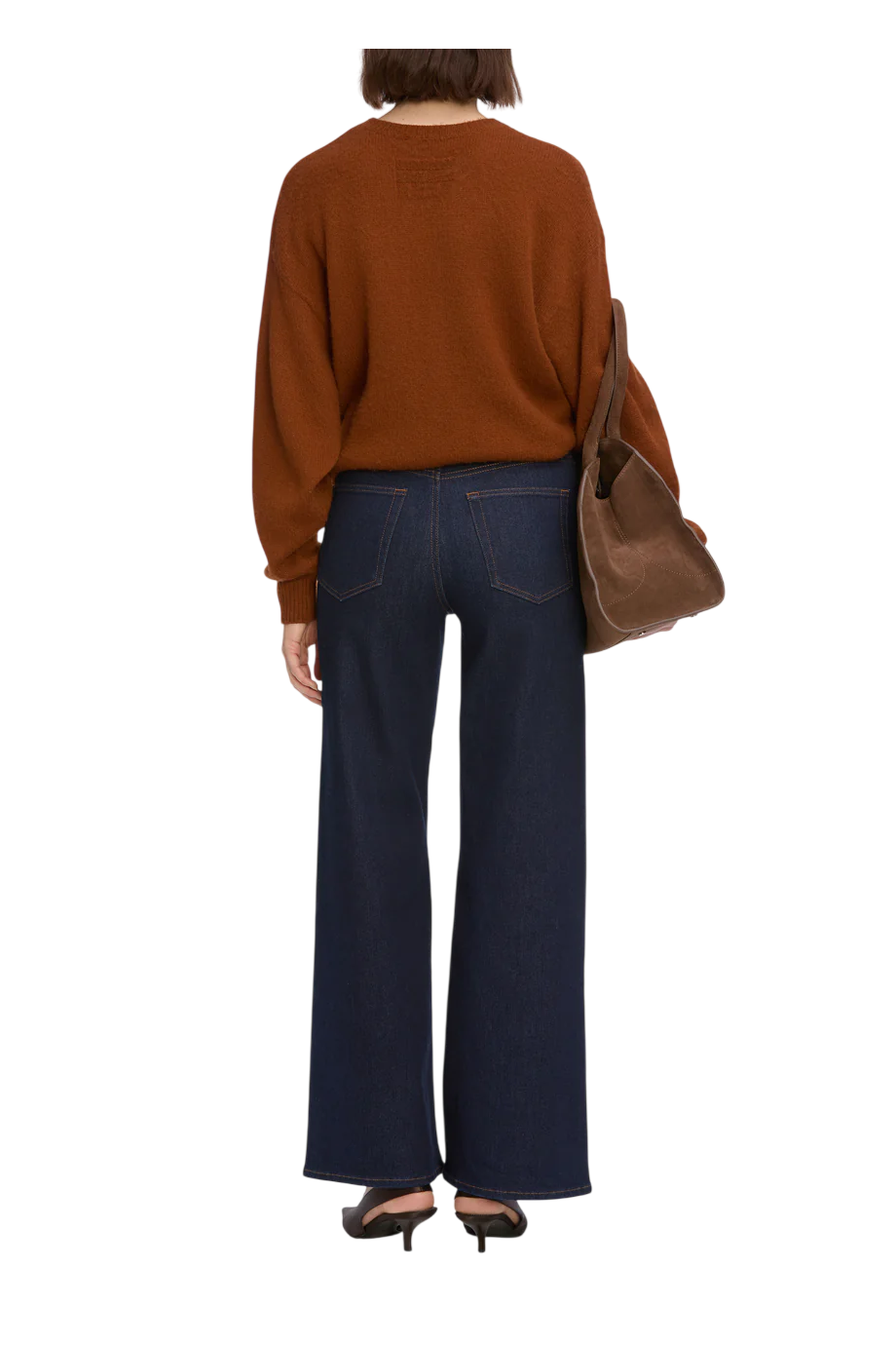 Le Slim Palazzo wide-leg jeans in rinse
