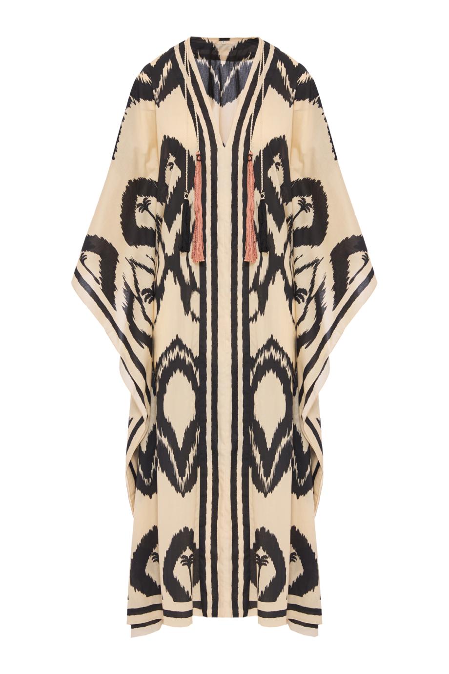 The Wind of Palms cotton tunic dress in ecru