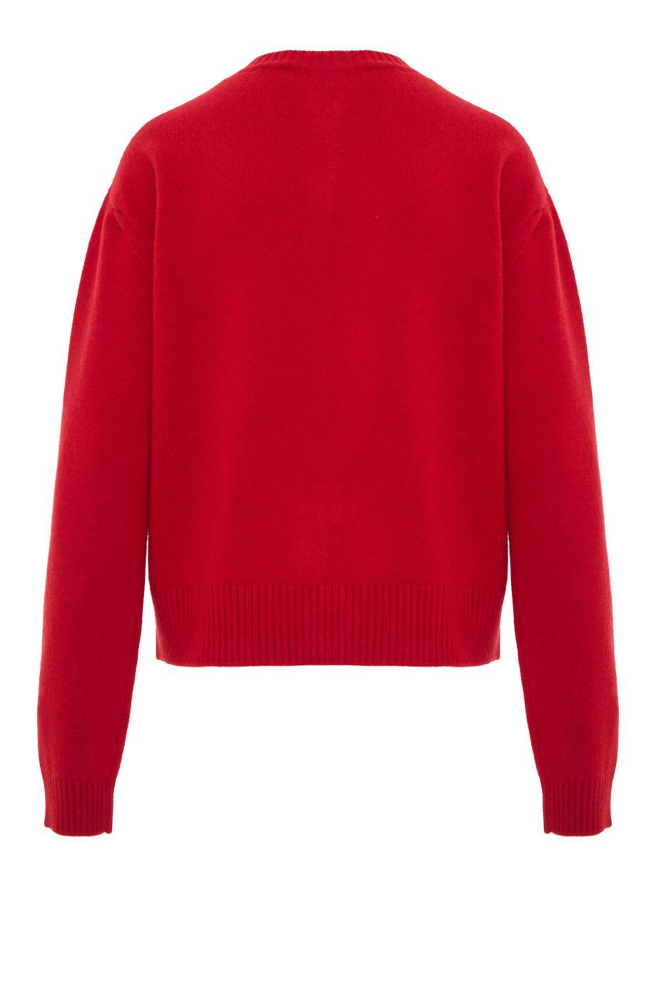 Classic cardigan in red