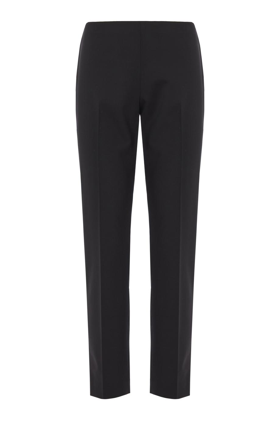 Wool tailored trousers in black