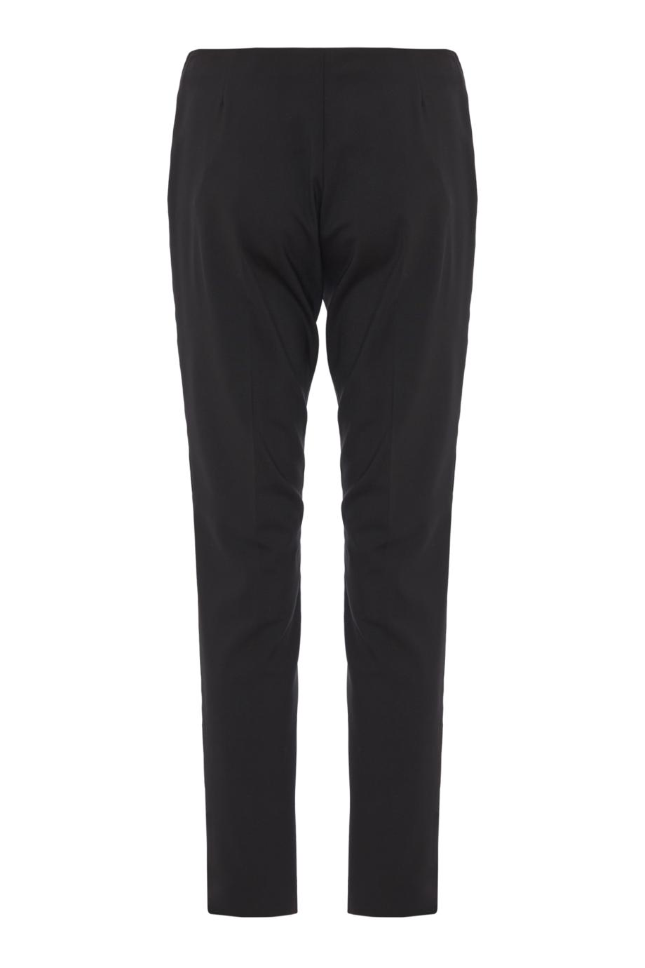 Wool tailored trousers in black