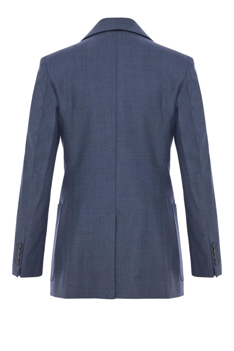Katherine wool-blend blazer in dusk blue