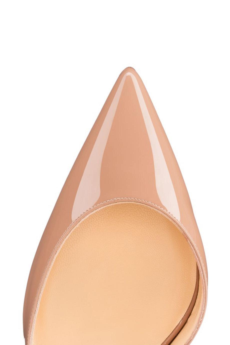 Iriza 85 patent leather pumps in blush