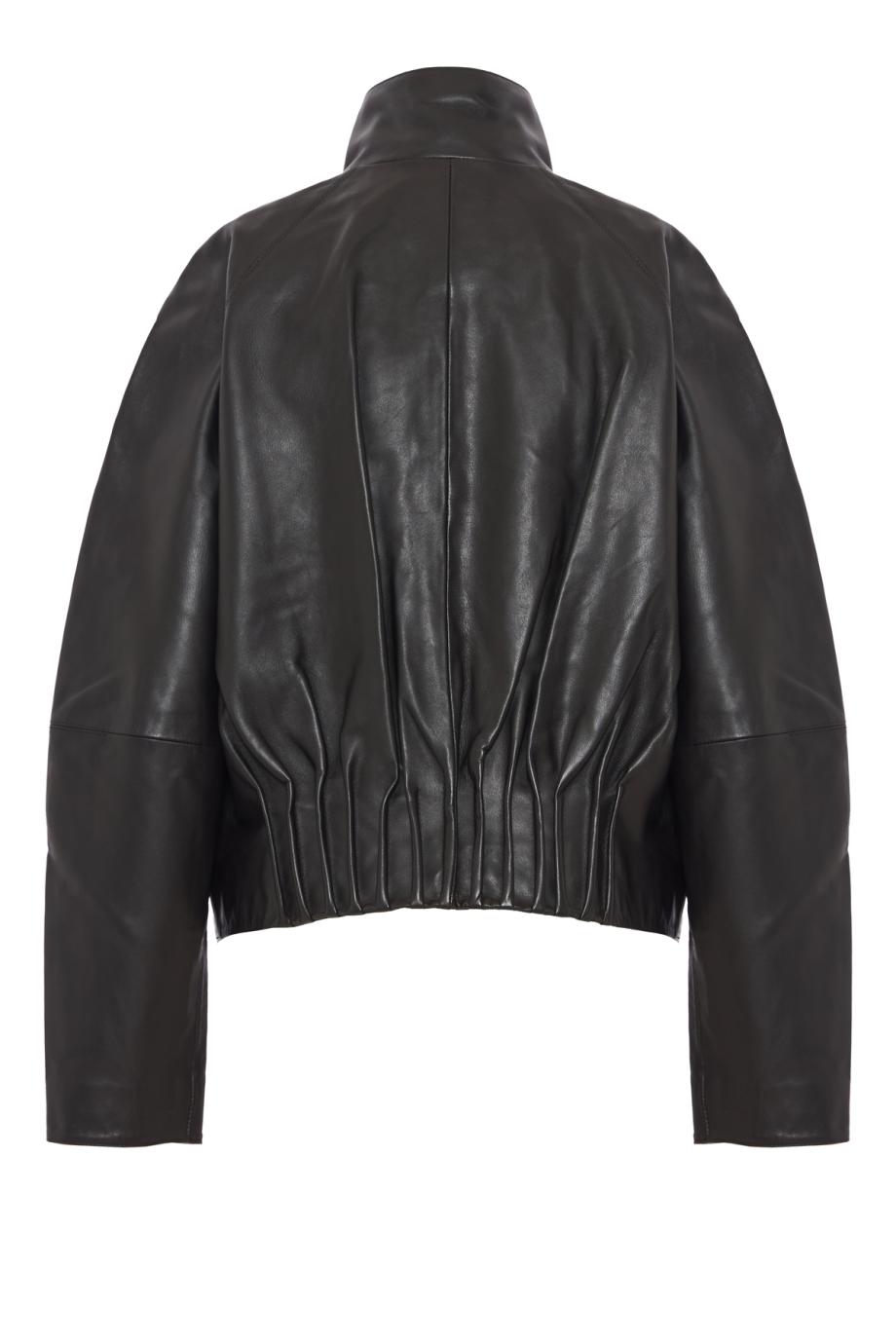 Suzanne leather jacket in black