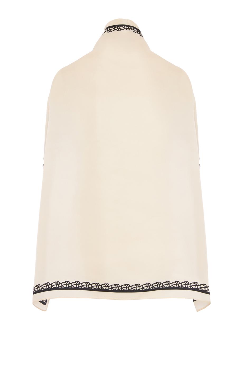 Olla silk scarf in white