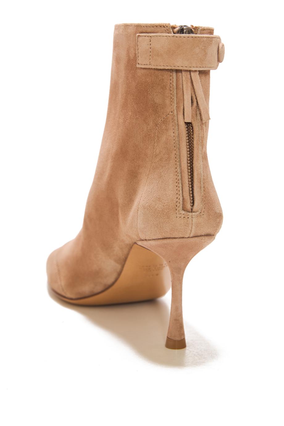 75 suede ankle booties in cest