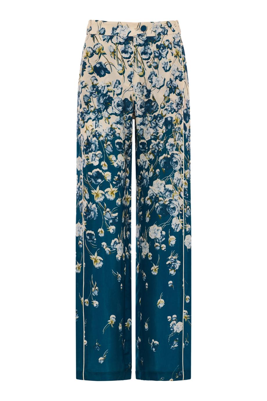 Elena silk pants in ivory
