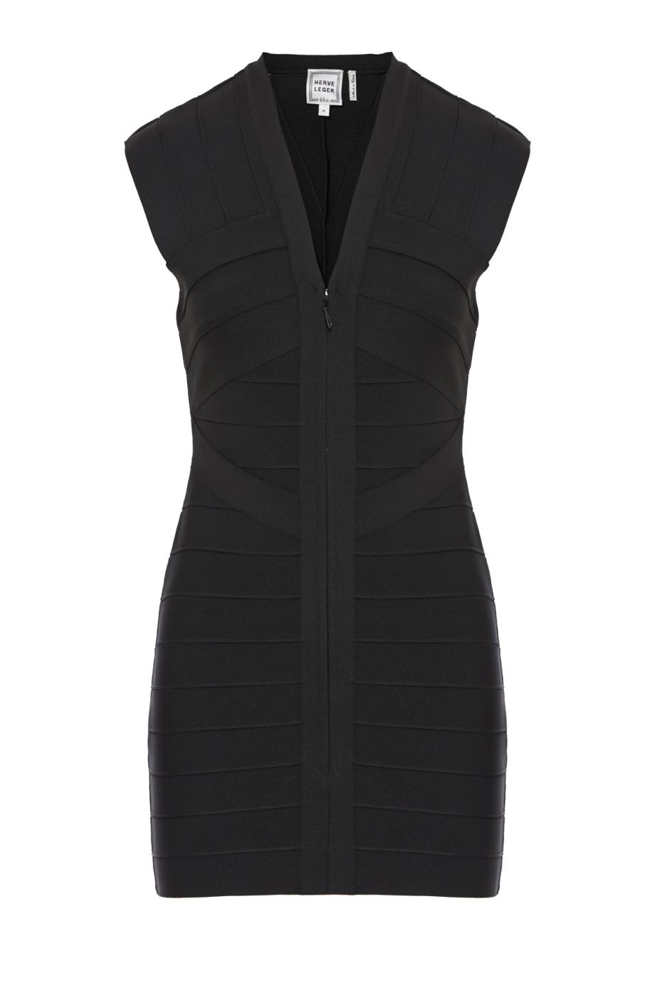 The Champagne mini dress in black
