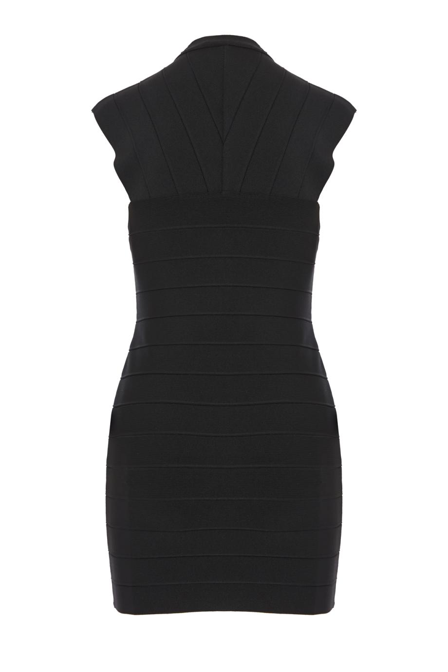 The Champagne mini dress in black