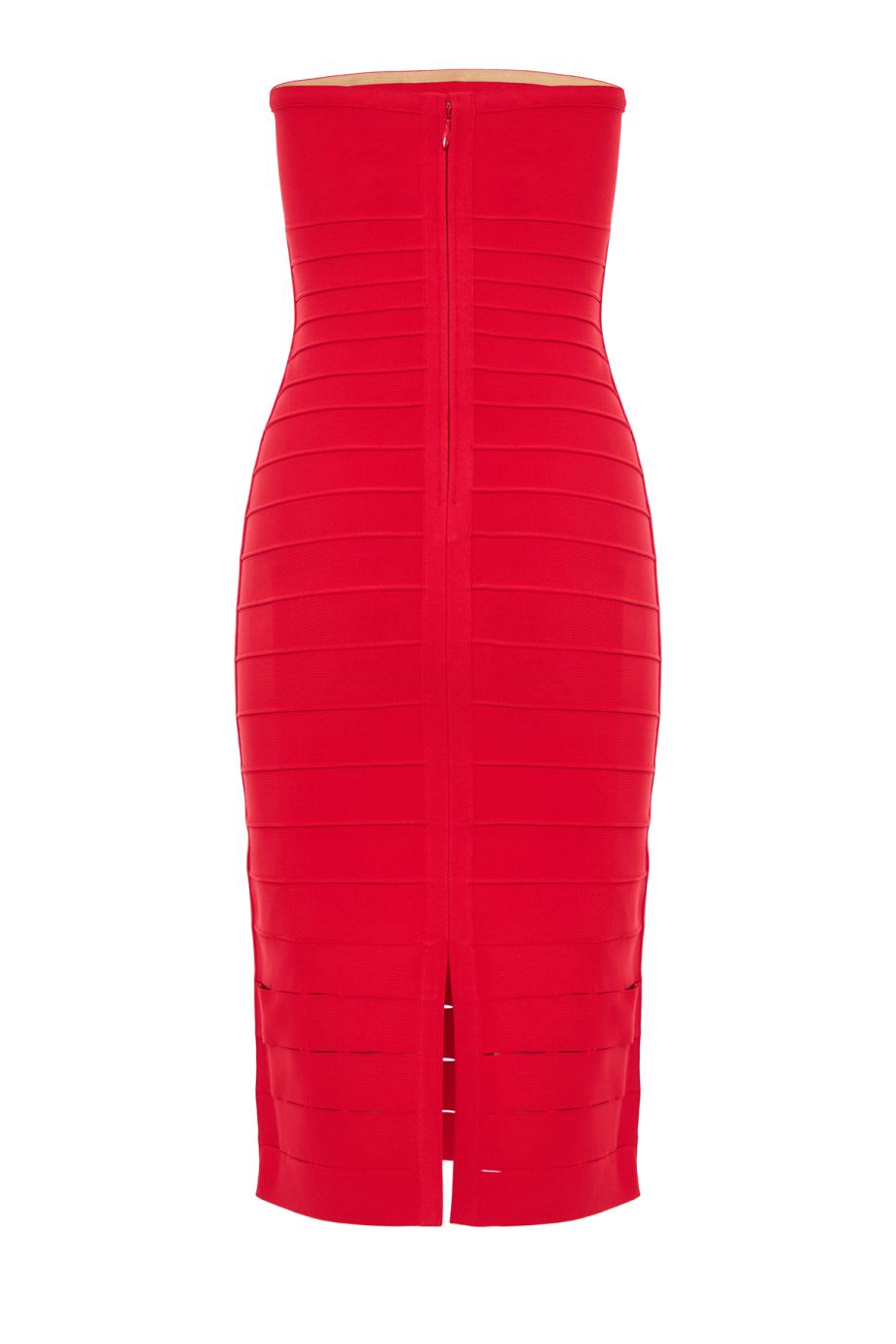 The Cassidy midi dress in chili
