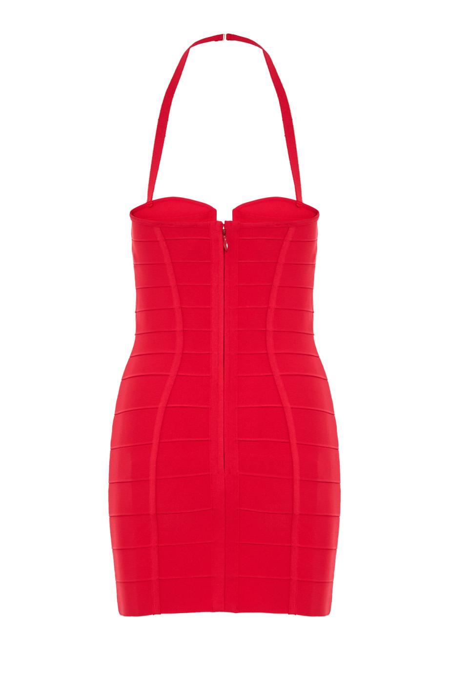 The Holly mini dress in chili