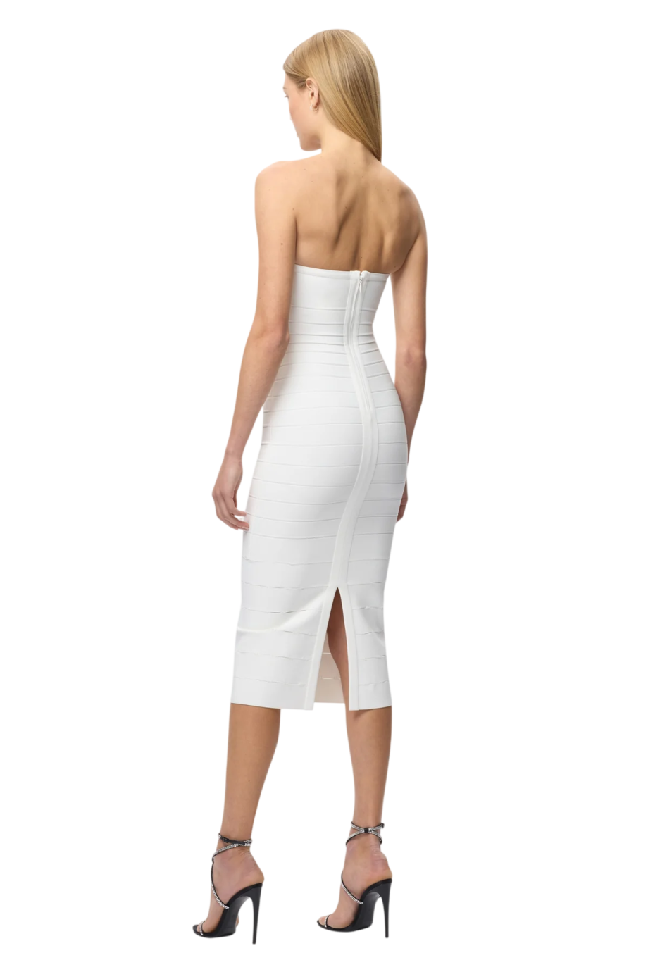 The Cassidy midi dress in alabaster