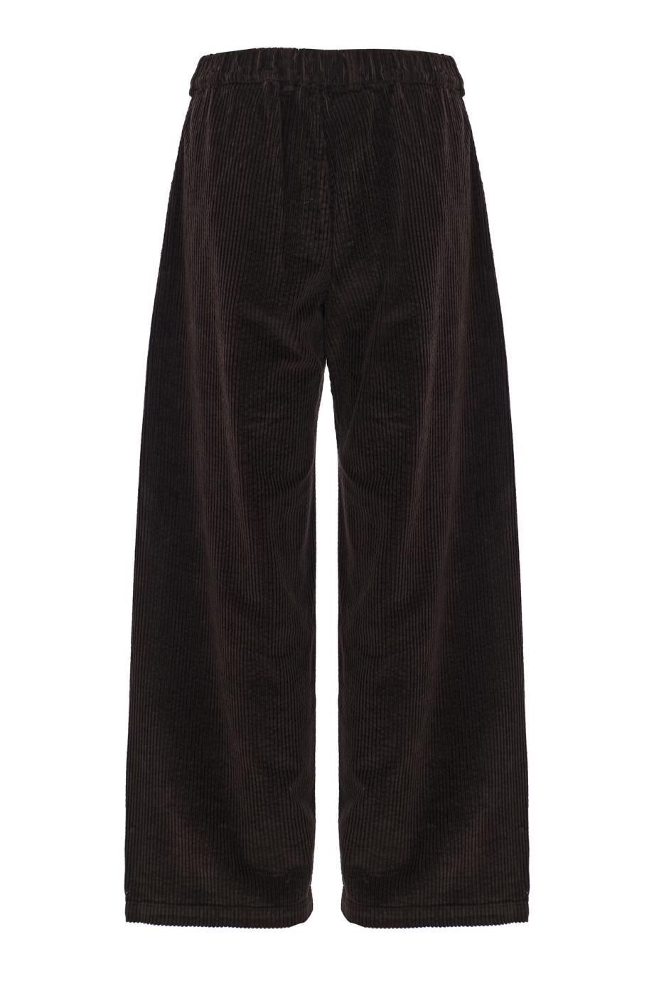 Cotton corduroy pants in cacao